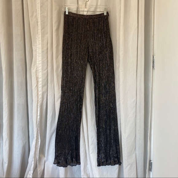 Zara Pants - Zara shimmer sheer pants NWT